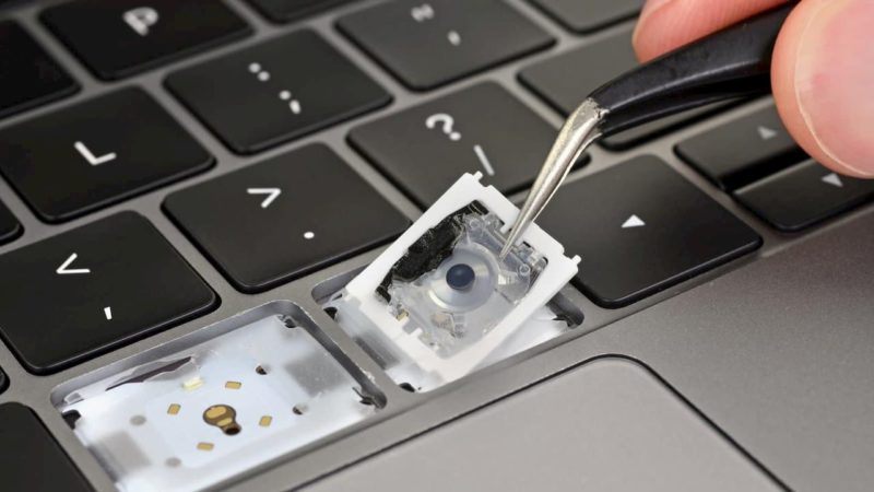 conserto teclado macbook