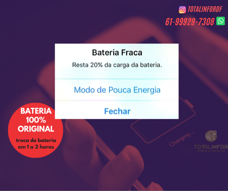 alerta bateria iphone